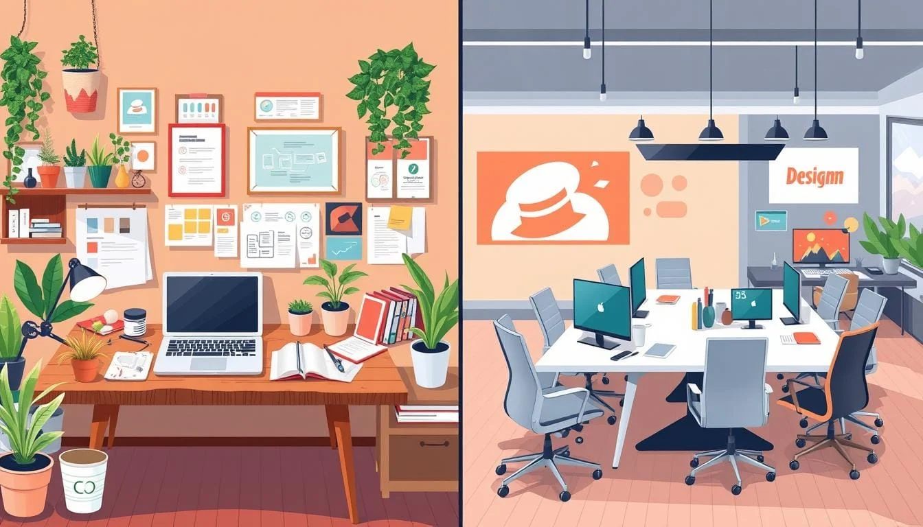 2025 Graphic Design Pricing List: Catalogs & Brochure Design Prices 6 Freelance vs agency pricing comparison