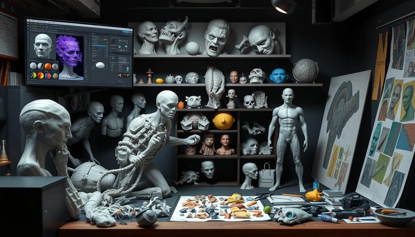 Guide to 3D Character Modeling: Create Your Character Model from Scratch 4 3D character modeling techniques
