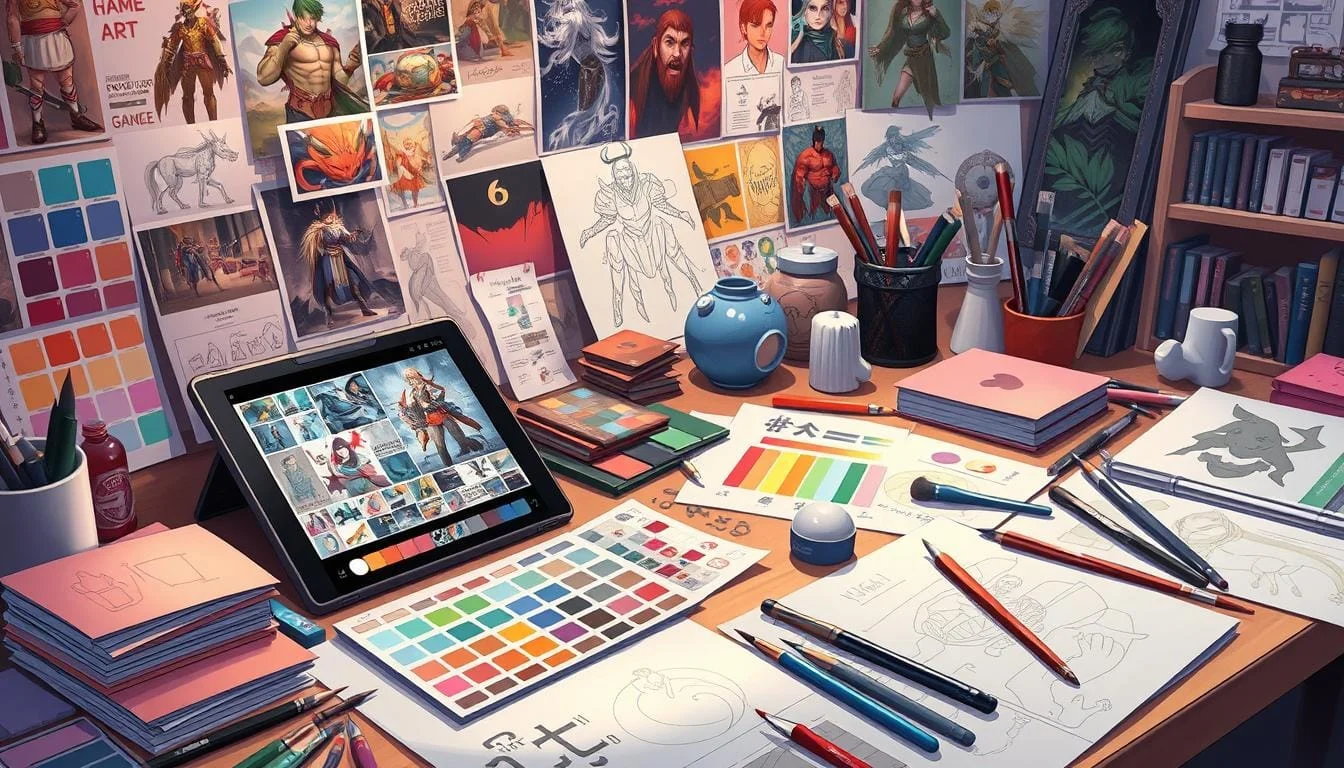 Game Art vs Game Design: Understanding the Key Differences Explained 2 Game art design process