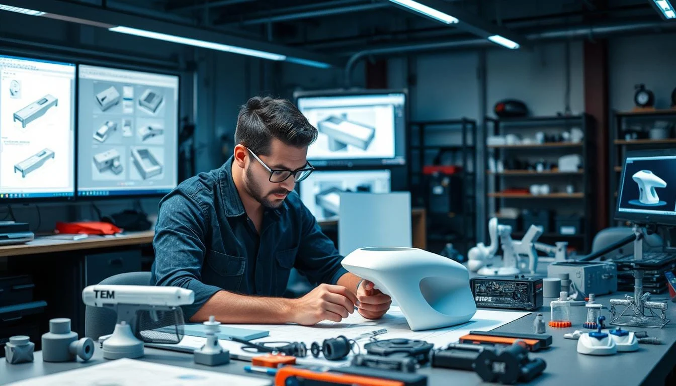 Understanding the Goal of Industrial Product Design in Modern Design 3 Industrial designer prototyping