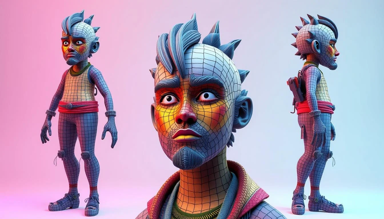 Guide to 3D Character Modeling: Create Your Character Model from Scratch 5 UV mapping character model