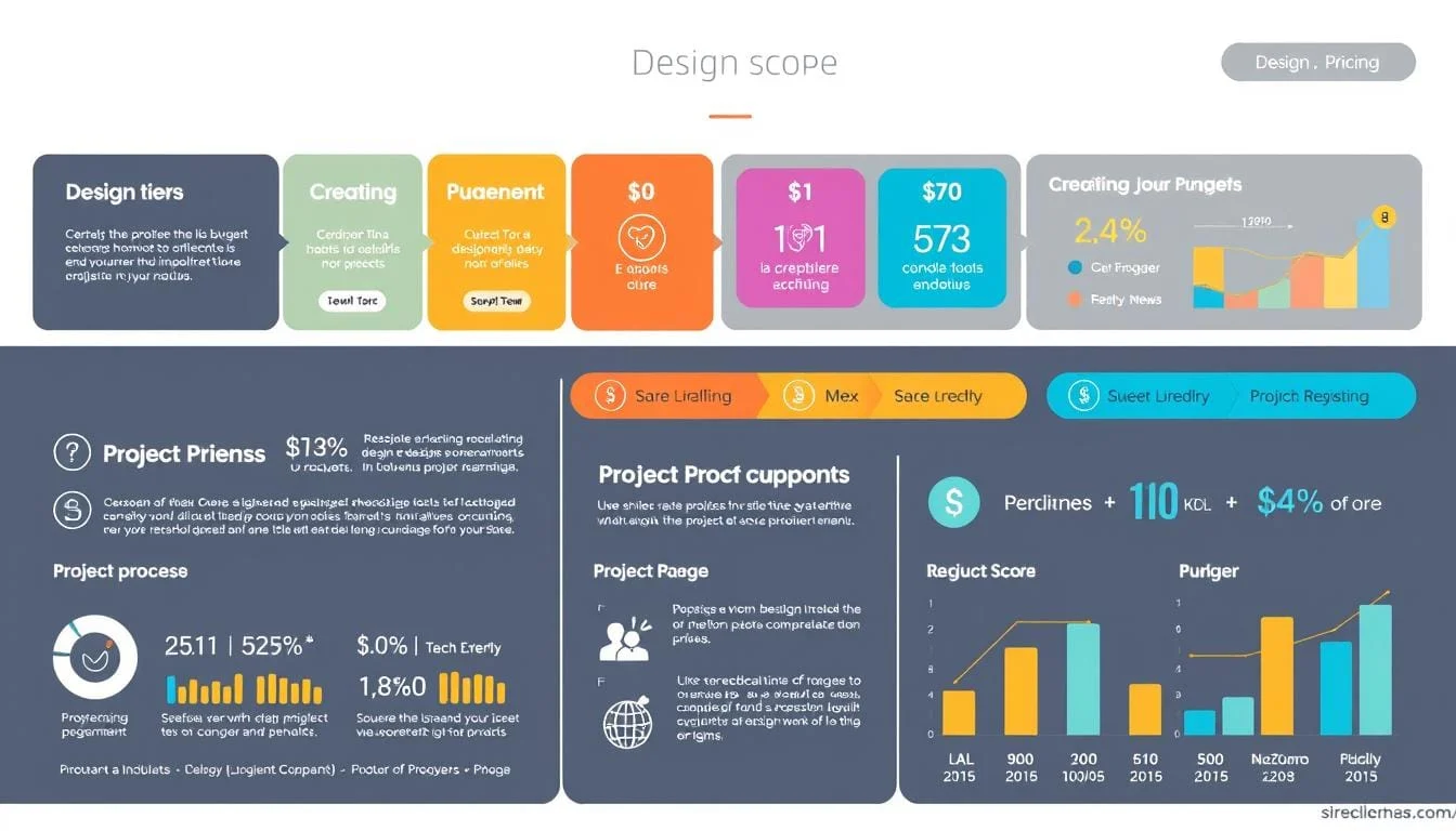 Top Freelance Infographic Designers to Hire for Stunning Design 5 Design pricing and project scope infographic