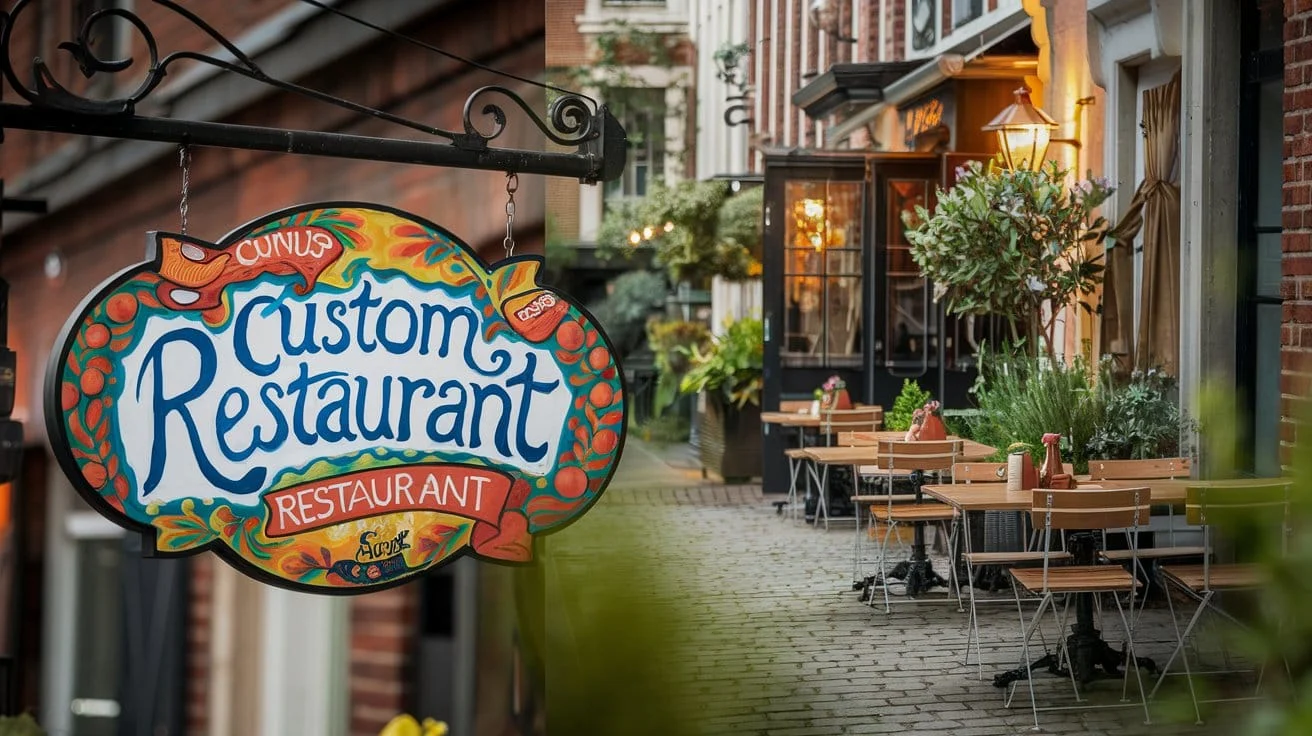 Custom Restaurant Signage Designs to Enhance Your Brand: Unique Restaurant Sign Ideas 4 Custom restaurant signage