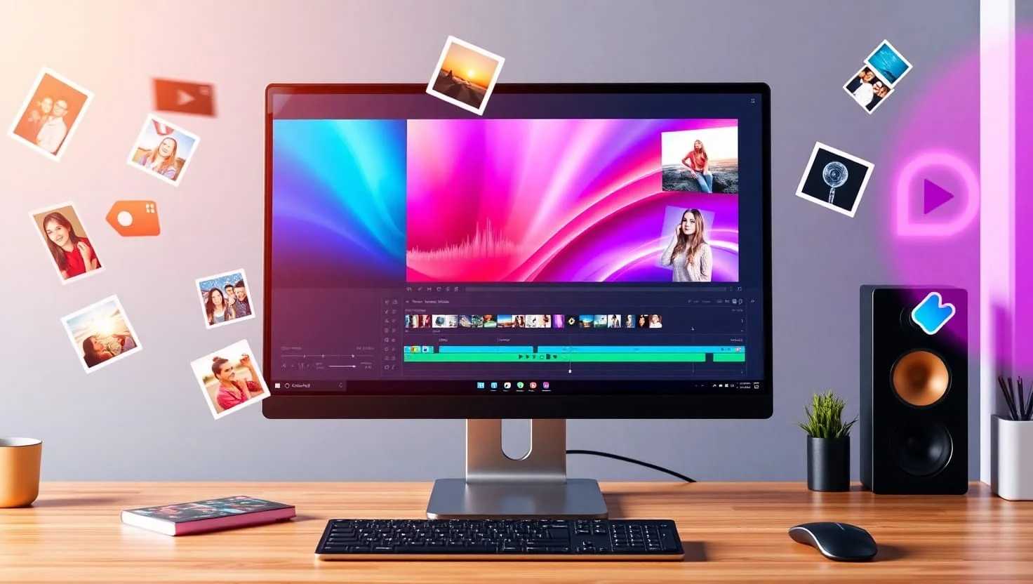 How to Make Slideshow Videos? Slideshow Maker for Stunning Videos 2 Creating slideshow videos