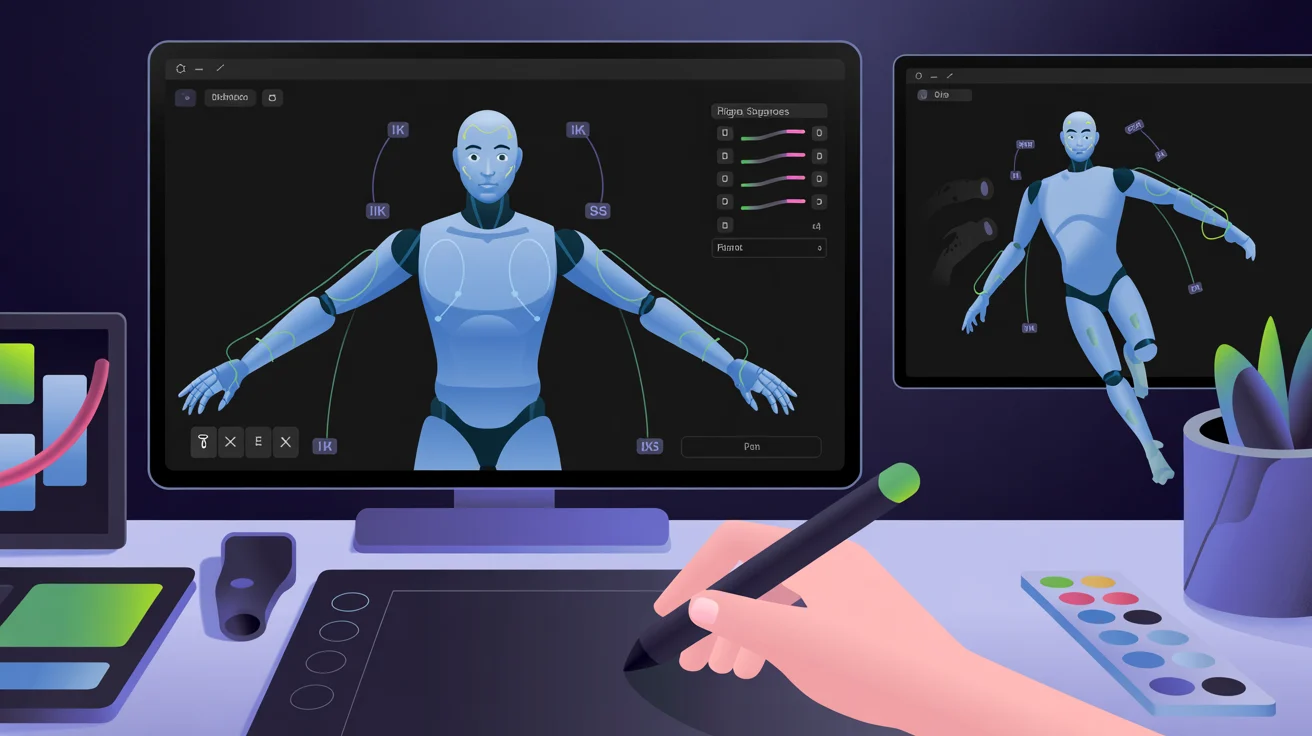 3D Animation Character Rig : Skeletal Animation Explained 1 3D Animation Character Rig Skeletal Animation Explained