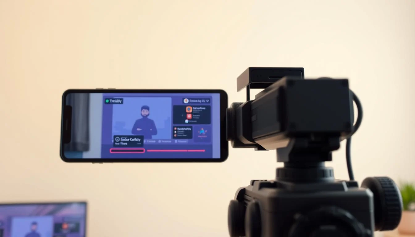 Animations for Streamers: Custom Twitch Stream Overlays, Animated Alerts & Designs 3 A professional video capture setup with a high-quality webcam, framed against a clean, softly-lit background. The webcam display is mirrored, showcasing a dynamic stream overlay with customizable elements like animated alerts, subscriber counters, and interactive graphics. The lighting is balanced, creating a warm, inviting atmosphere suitable for live streaming. The camera angle is positioned to capture the essential components of a modern Twitch stream overlay, highlighting the attention to detail and production value expected by today's discerning viewers.