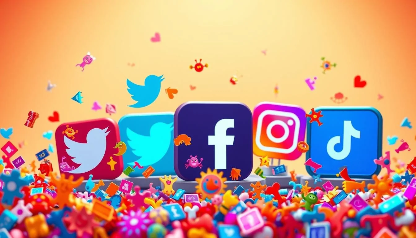 Top Strategies for Using Animated GIFs to Boost Social Media Post and Engagement 3 A vibrant, dynamic scene depicting animated GIFs spreading across various social media platforms. In the foreground, a collection of playful, expressive GIFs in vivid colors cascade across the frame, their movement and animation capturing the attention. The middle ground showcases the logos of popular social media platforms - Twitter, Facebook, Instagram, and TikTok - each serving as a stage for the GIFs to thrive and engage the audience. The background is a soft, blurred gradient, allowing the central focus to shine. The lighting is warm and inviting, with a sense of energy and excitement permeating the composition. Captured through a wide-angle lens, the image conveys the seamless integration of animated GIFs into the social media landscape.
